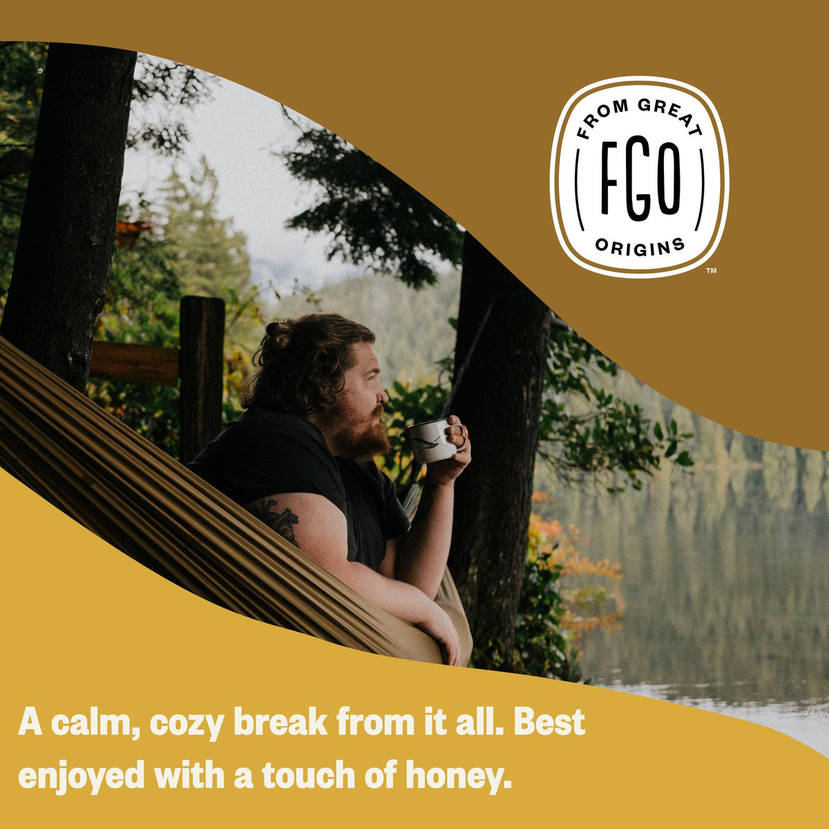 FGO Organic Chamomile Tea - 100 Eco-Conscious Tea Bags, Caffeine Free, Resealable Pack (Pack of 1)