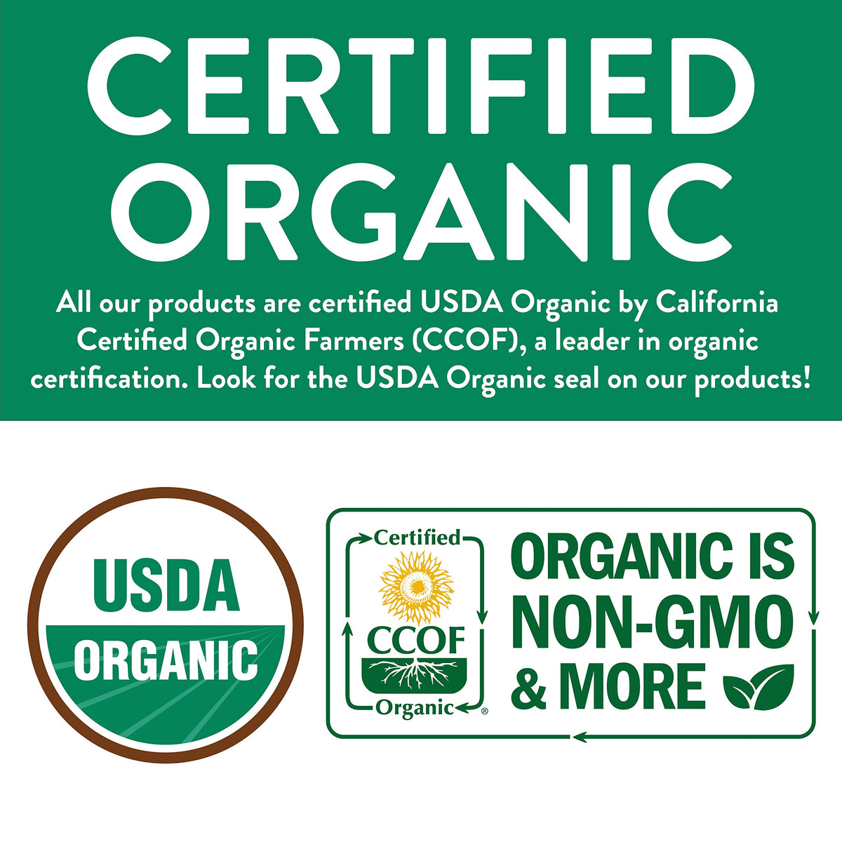 FGO Organic Moringa Tea - 100 Eco-Conscious Tea Bags, Caffeine Free, Resealable Pack (Pack of 1)