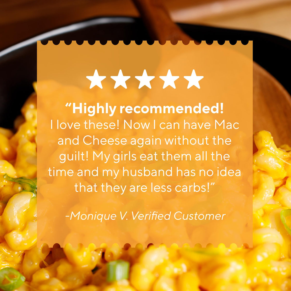 Fiber Gourmet Mac and Cheese - 24g Fiber, 150 Calories, Low Carb Pasta (6 Pack)