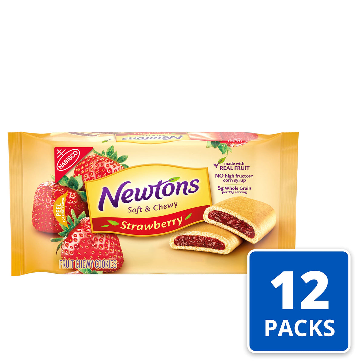Fig Newtons Soft & Fruit Chewy Strawberry Cookies – 12 x 10 oz Packs