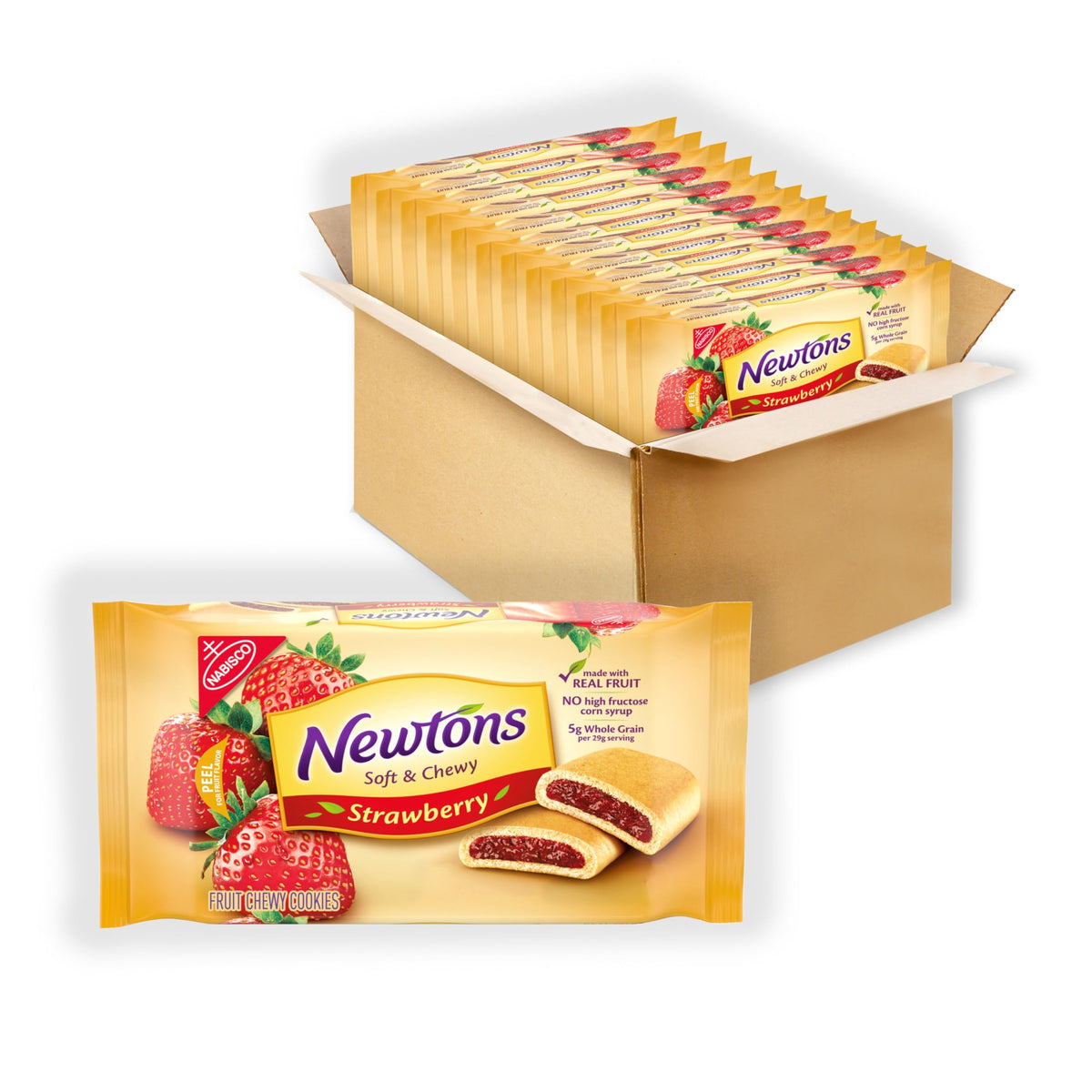 Fig Newtons Soft & Fruit Chewy Strawberry Cookies – 12 x 10 oz Packs
