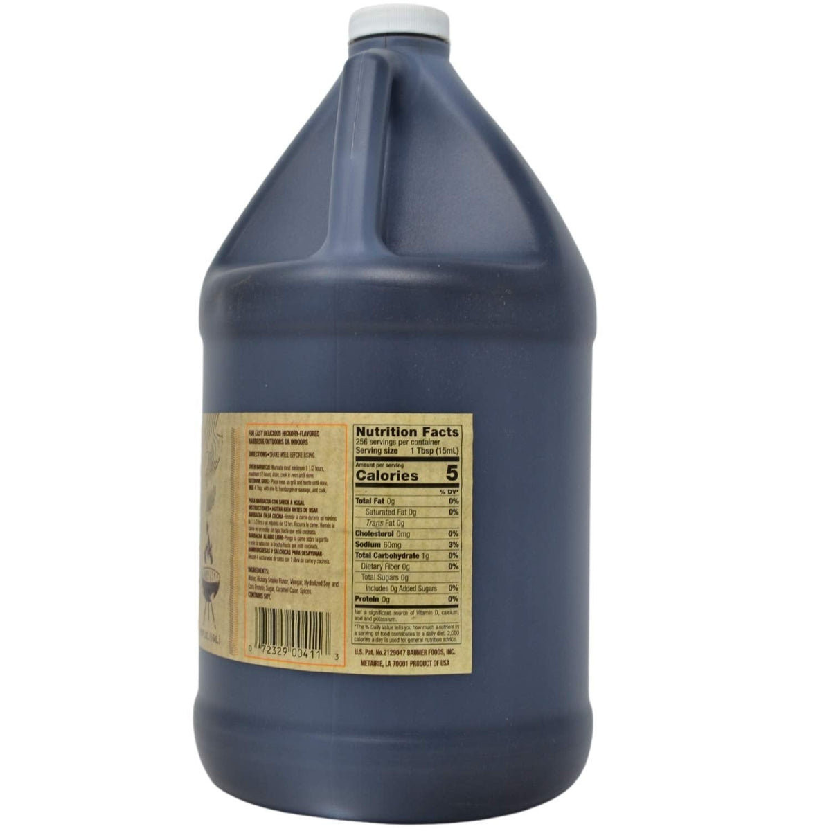 Figaro Hickory Liquid Smoke & Marinade (1 Gallon) – Indoor & Outdoor Grilling