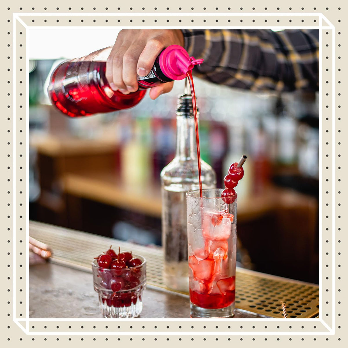 Finest Call Premium Grenadine Syrup Drink Mix — 1 L Bottle, Pack of 3