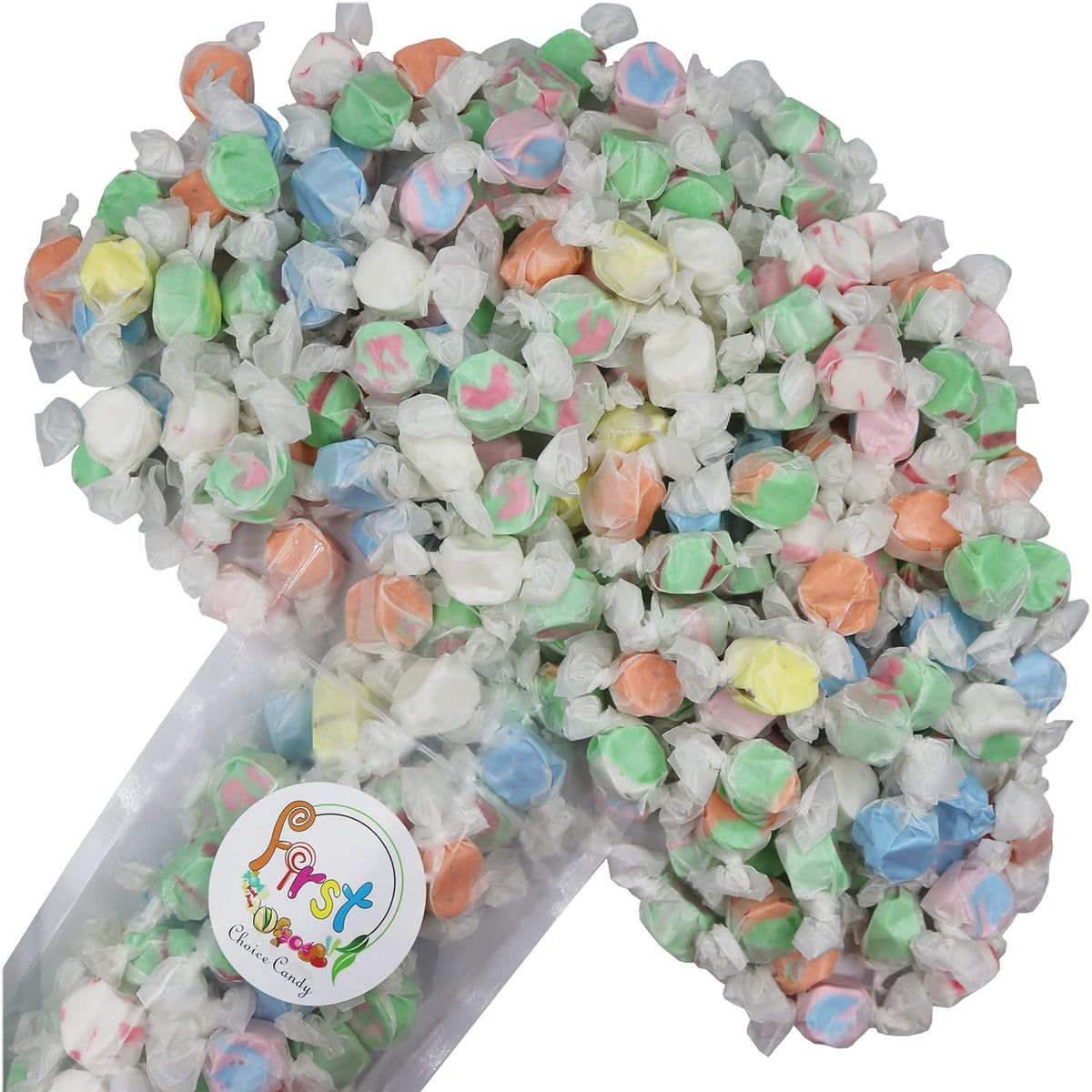 FirstChoiceCandy All Flavor Saltwater Taffy – 5 lb Assorted Pack