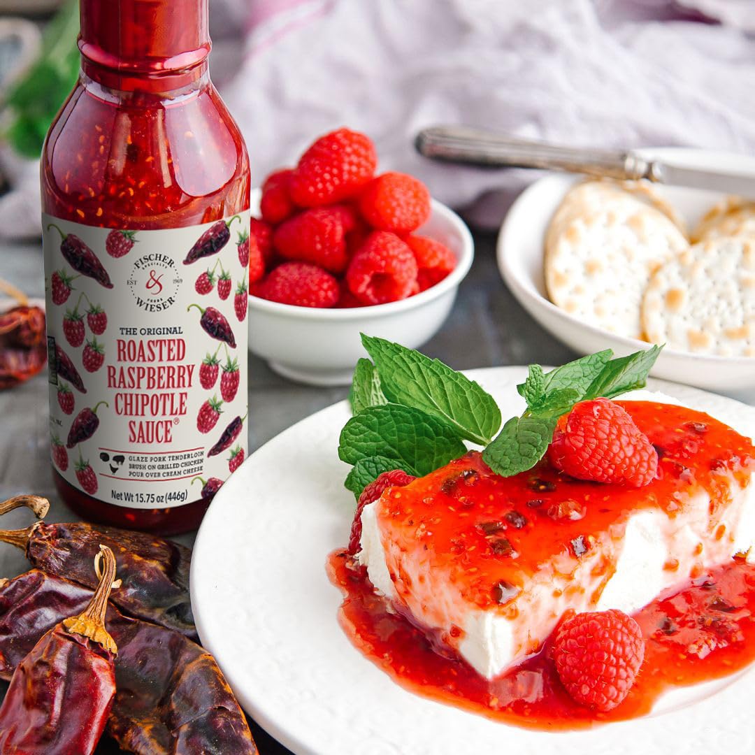 Fischer & Wieser The Original Roasted Raspberry Chipotle Sauce, 15.75 oz Pack of 2