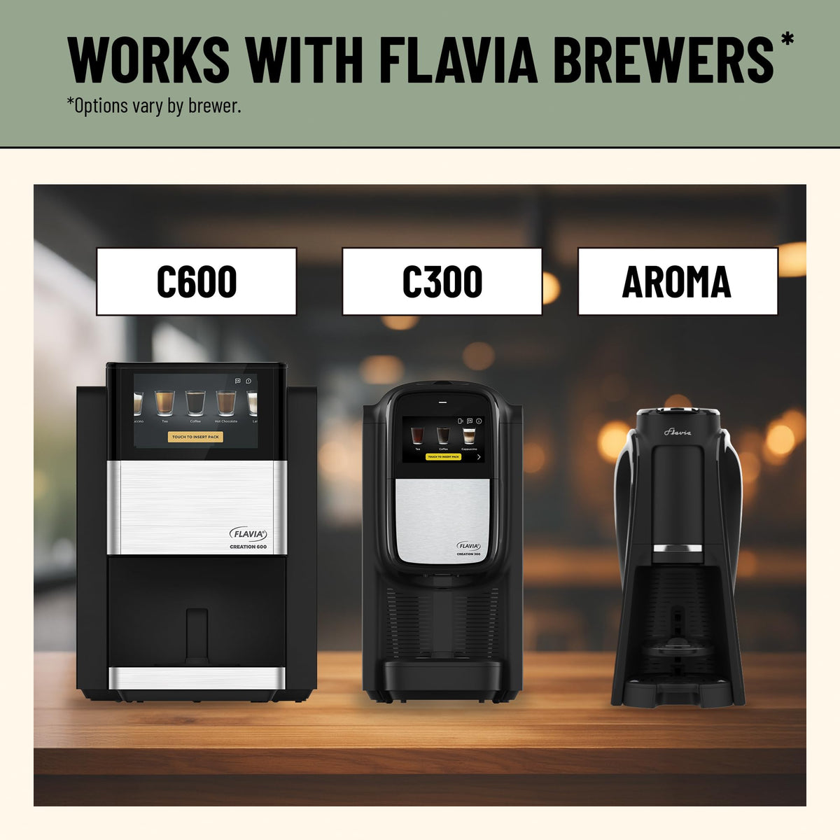 Flavia Lavazza Dolcevita Classico Freshpacks – 76-Count, Medium Roast for Flavia Brewers