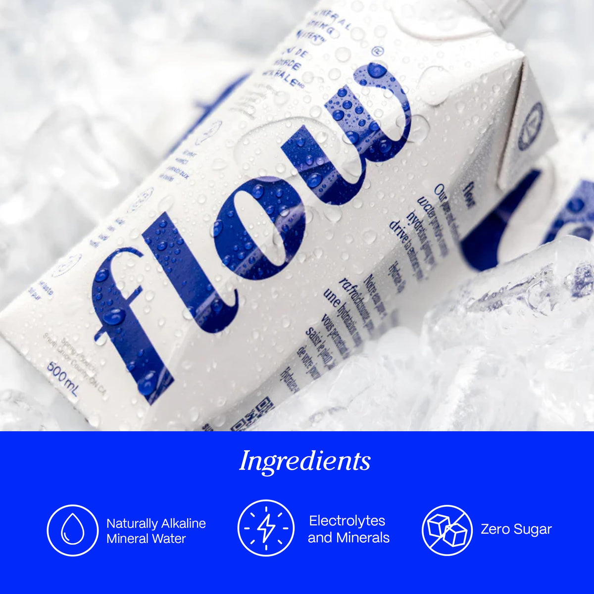 Flow Alkaline Spring Water – Naturally Alkaline with Electrolytes, Eco-Friendly 12-Pack (16.9 oz)