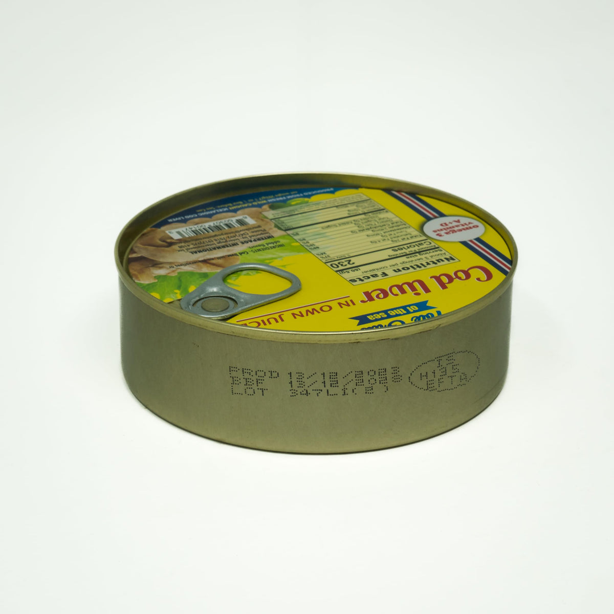 Foie Gras of the Sea: Icelandic Wild-Caught Cod Liver in Own Oil – 7.1 oz Pack of 5 | Natural Omega-3 & Vitamins A/D