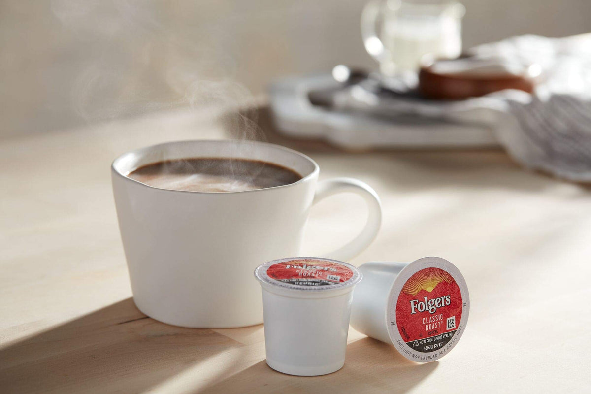 Folgers Classic Roast Medium Roast Coffee — 96 Keurig K-Cup Pods