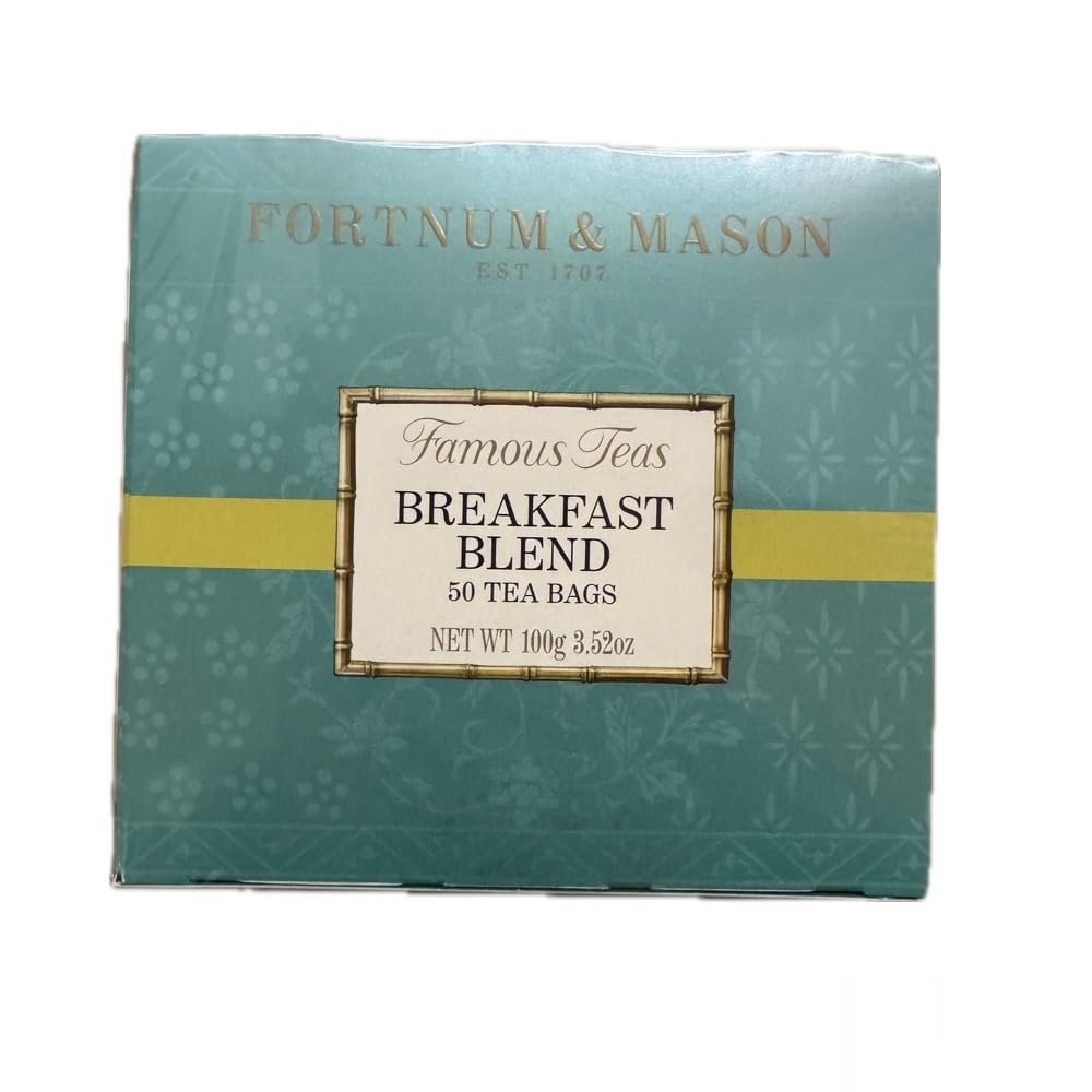 Fortnum & Mason Breakfast Blend Tea Bags – 50 Count (1 Pack)