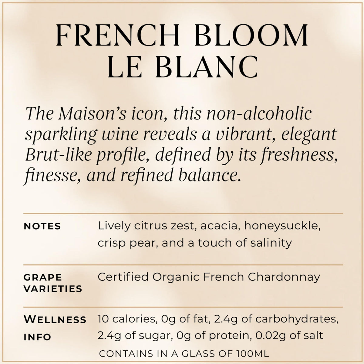 French Bloom Duo Set – 0.0% Alcohol-Free Sparkling Wine (Le Blanc & Le Rosé) 750ml | Organic, Vegan, Low Calorie