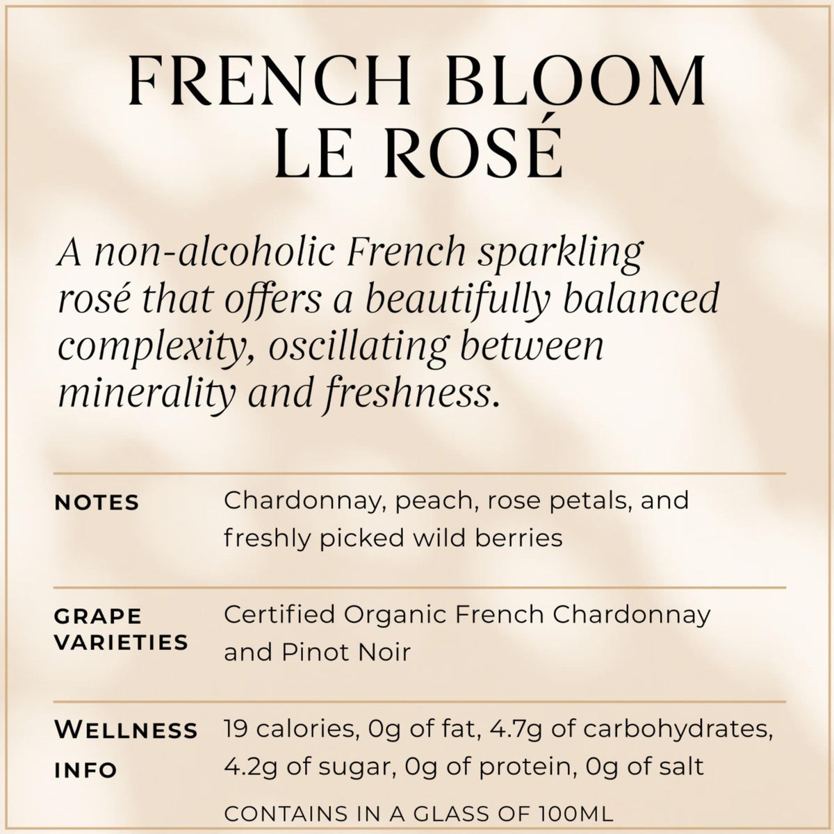 French Bloom Duo Set – 0.0% Alcohol-Free Sparkling Wine (Le Blanc & Le Rosé) 750ml | Organic, Vegan, Low Calorie