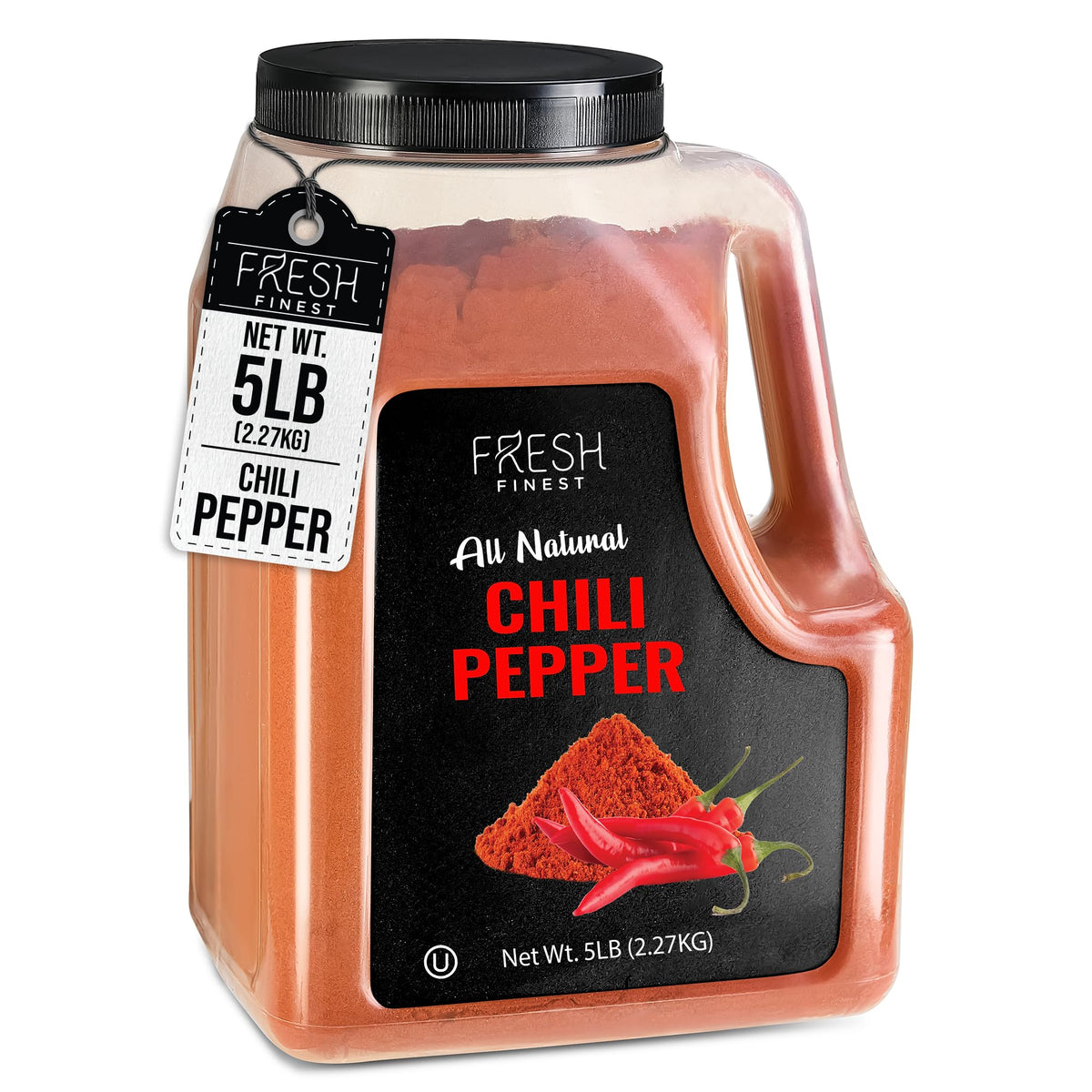Fresh Finest 5 lb Chili Powder – Bulk Red Pepper Seasoning, Non-GMO, Kosher Certified