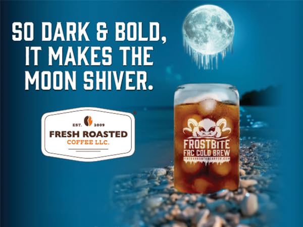Fresh Roasted Coffee Frostbite Cold Brew – Organic Dark & Bold, 2 lb Coarse Ground | USDA Organic, OU Kosher