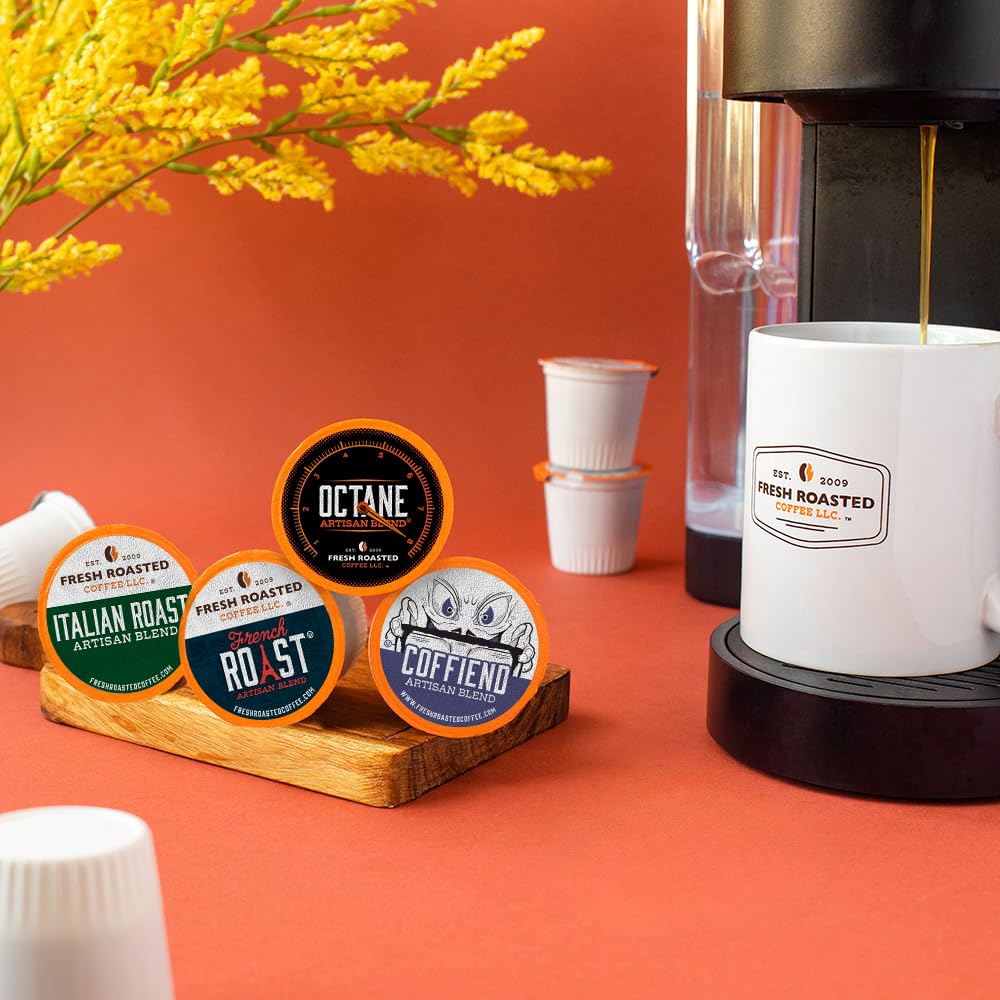 Fresh Roasted Coffee Bold Artisan Blend Variety Pack — 96 K-Cup Compatible Pods
