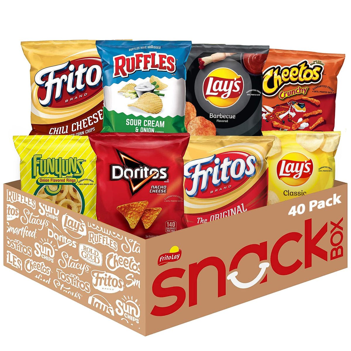 Frito-Lay Party Mix Variety Pack – 40 Single-Serve Bags (2.41 lb)