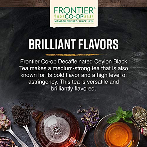 Frontier Co-op Ceylon Decaf (Broken Orange Pekoe) – Kosher | 1 lb Bulk Bag
