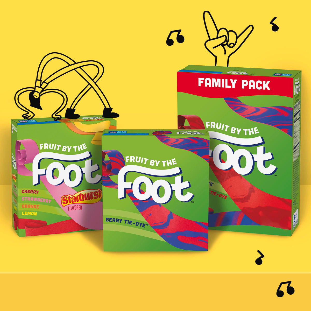 Fruit by the Foot Berry Tie-Dye Snacks – Gluten-Free, 4.5 oz, 6 ct (Pack of 8)