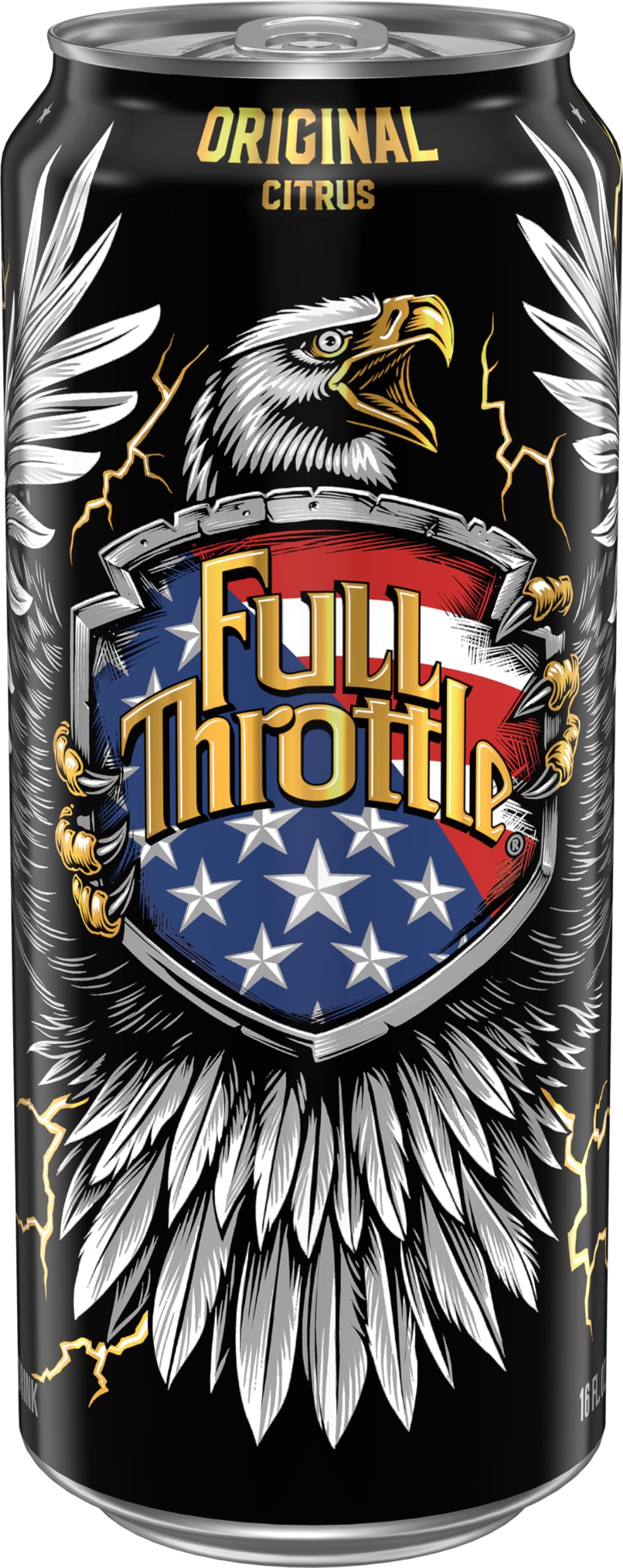 Full Throttle Citrus: 16 fl oz Hard-Working Energy Drink | Bold Citrus Flavor