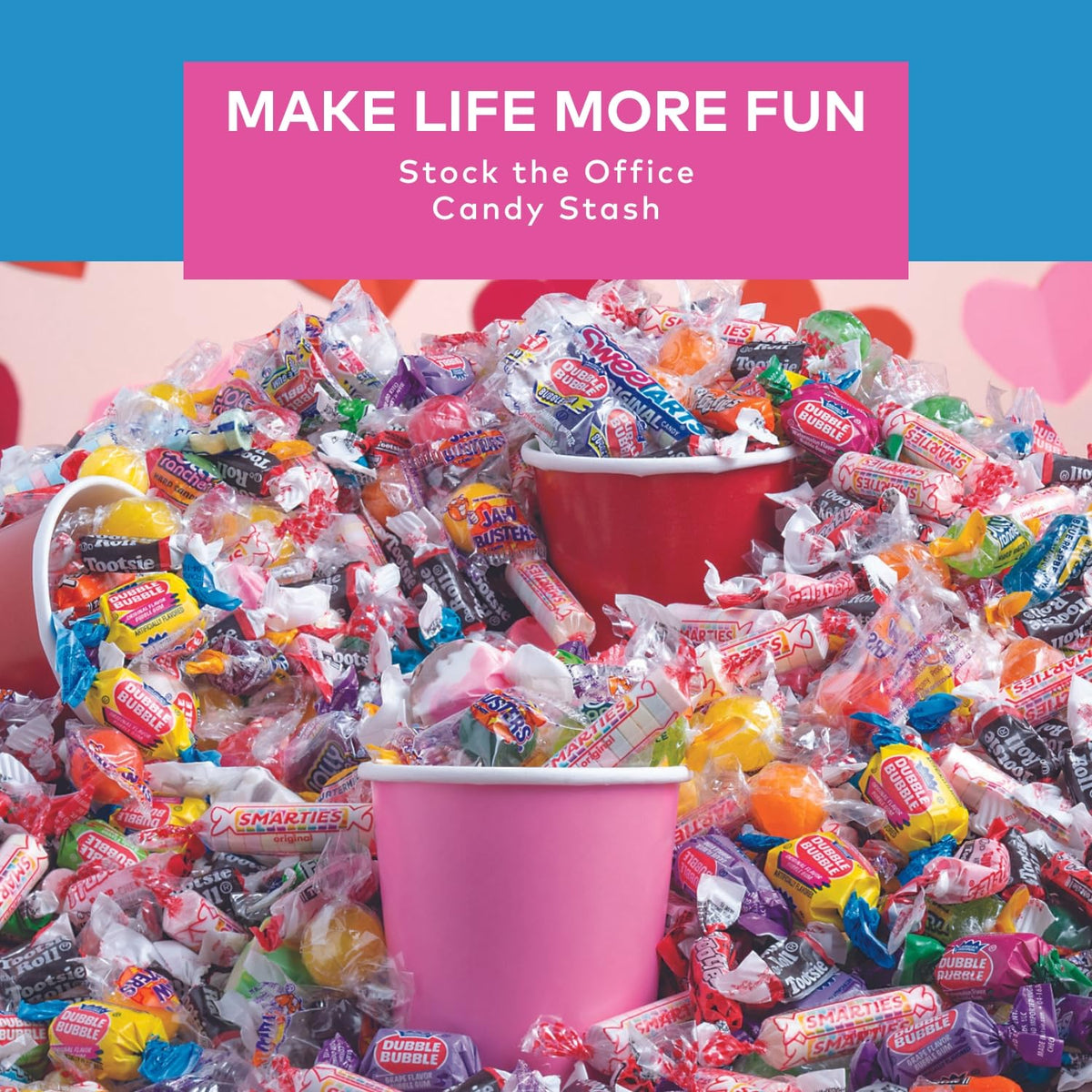 Fun Express Bulk Candy Variety Packs – Individually Wrapped Assorted Candy for Halloween & Party Favors (29 lb)
