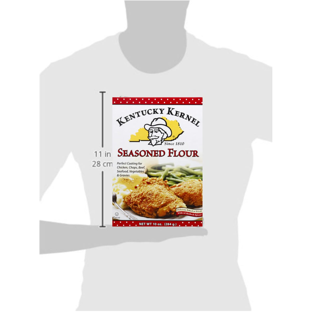 Galley Grove Kentucky Kernel Seasoned Flour Mix Coating — Bulk 40 oz (4-Pack) for Frying