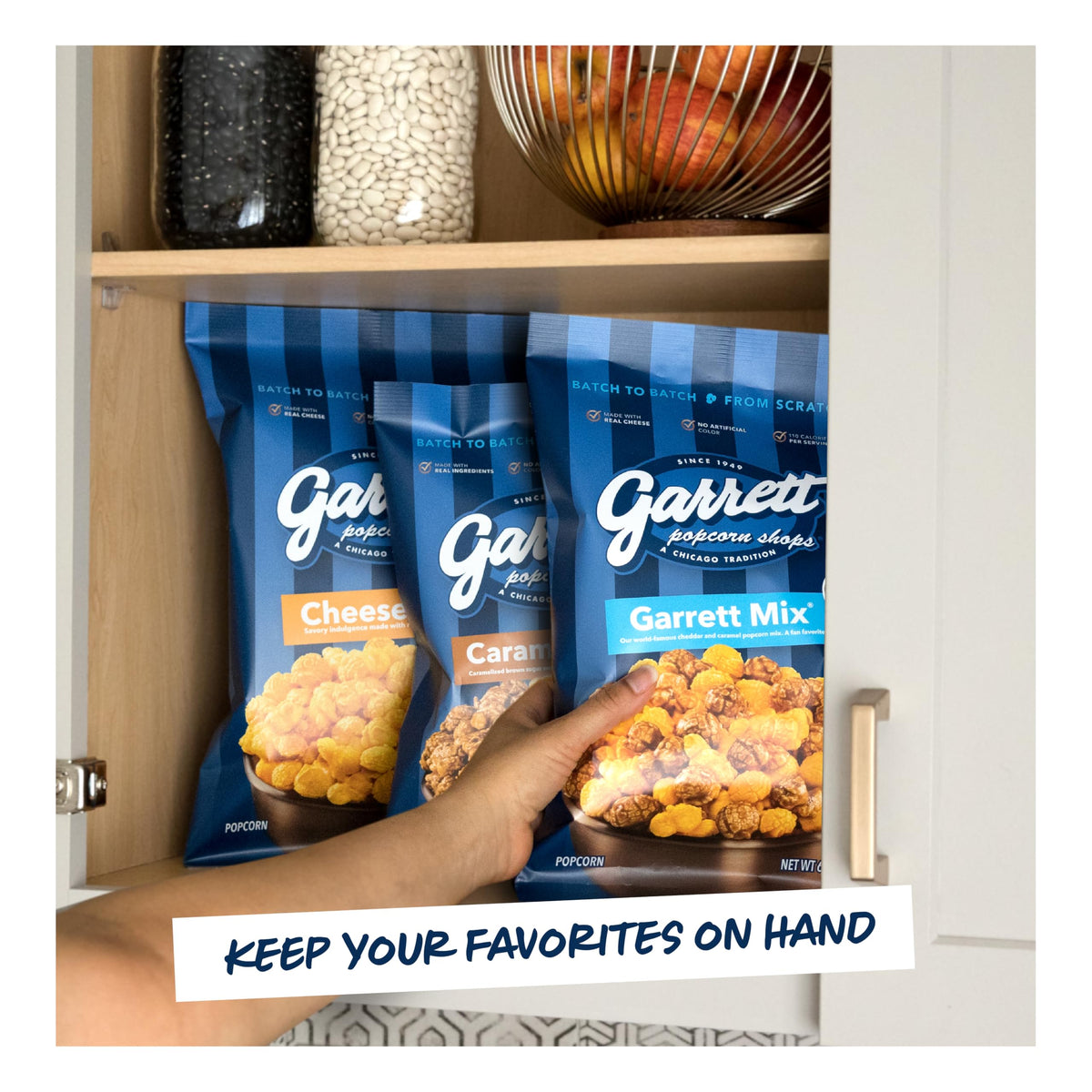 Garrett Popcorn Mix – 4 oz Bags (Pack of 6) | Classic Chicago Style Cheese & Caramel Gourmet Popcorn (Gluten Free)