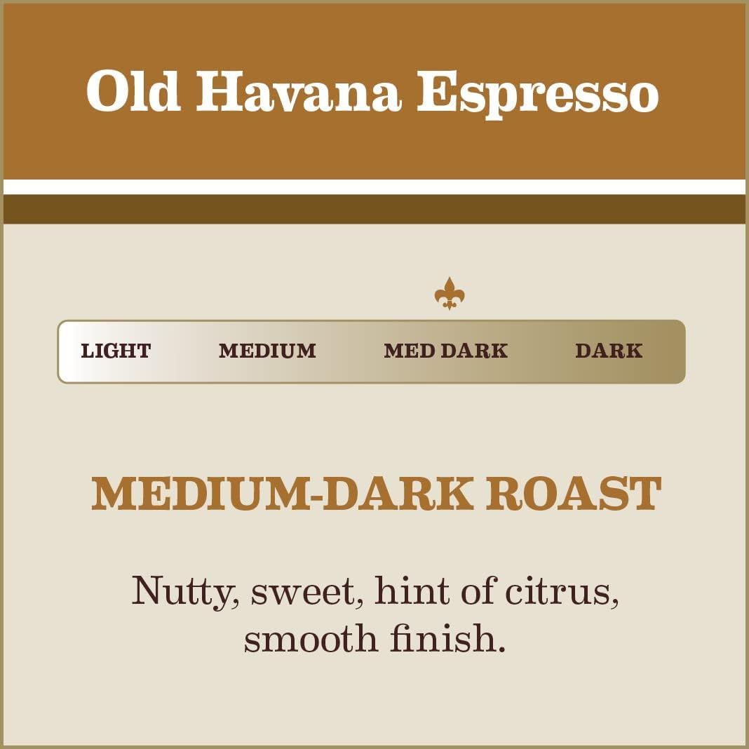 Gavina Old Havana Espresso Whole Bean Coffee – Medium-Dark Roast, Nutty & Sweet, 32 oz Bag
