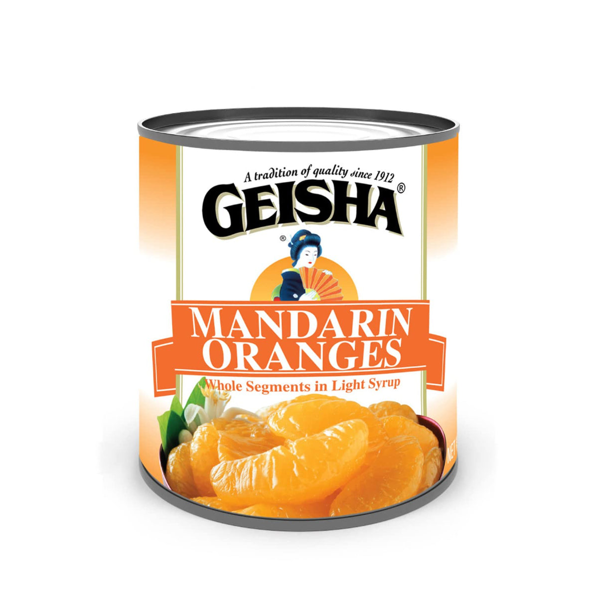 GEISHA Mandarin Oranges in Lite Syrup 11 oz Can – Pack of 24 | Kosher Certified & Gluten Free