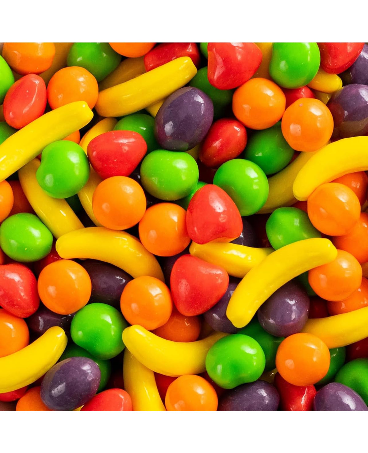 Generic Fruit Candies | Hard Candy Bulk 2 lb | Fruit Shaped Retro Candy