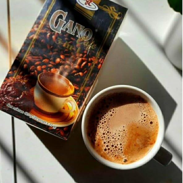 Gano Coffee with Ganoderma Mushroom – Instant 2-Pack, Rich Aroma & Smooth Taste | Generic