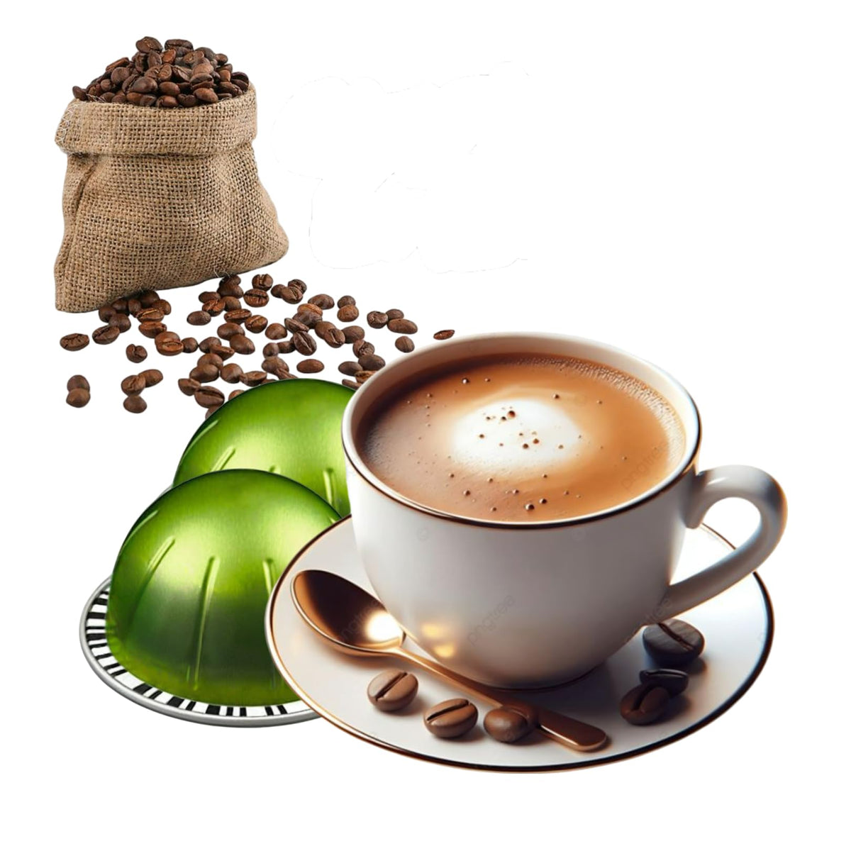 Generic Home Cafe Premium Coffee Capsule Pods Pack – 20 Count (Mexico)