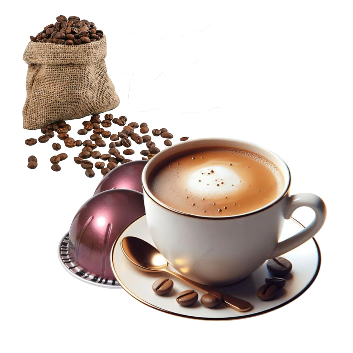 Generic Home Cafe Premium Coffee Capsule Pods Pack (Colombia) - 20 Count