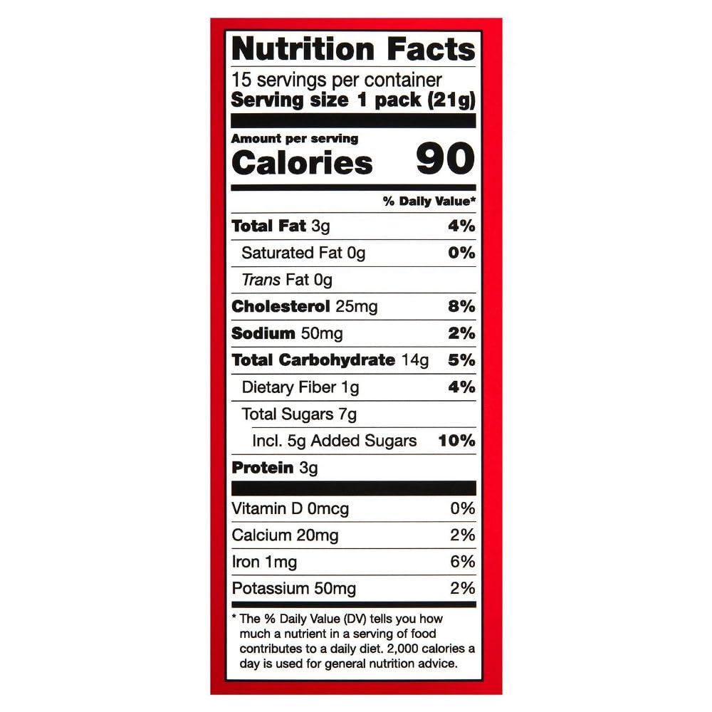 Noniis Cranberry Almond Crisps – 15 Pack, 11.1 oz with Storage Bag | On-the-Go Snack