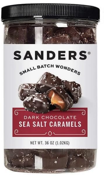 Generic Sanders Chocolate Variety 2-Pack – Dark & Milk Sea Salt Caramels, 36 oz