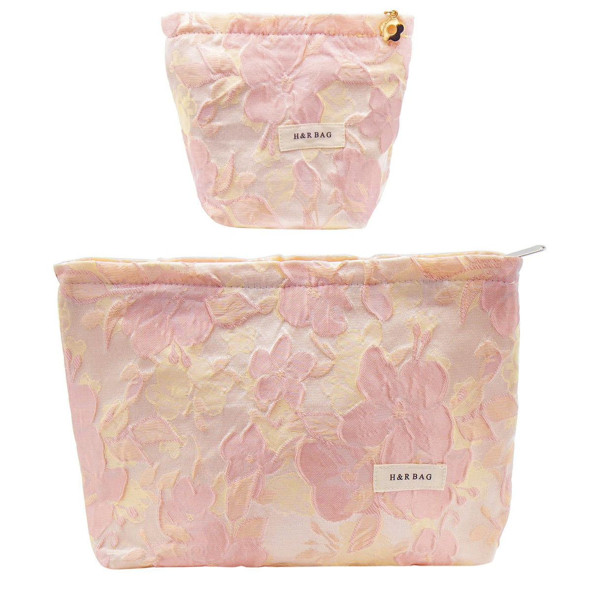 getgto 2 Pcs Makeup Bags, Large Cosmetic Bag Travel Toiletry Bag