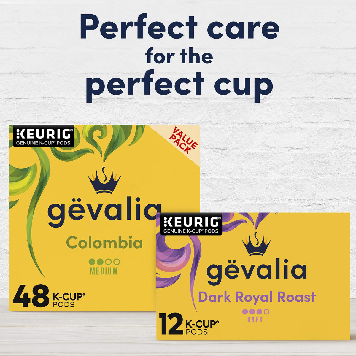 Gevalia Dark Royal Roast K-Cup Coffee Pods – 72 Pods (6 Boxes of 12)
