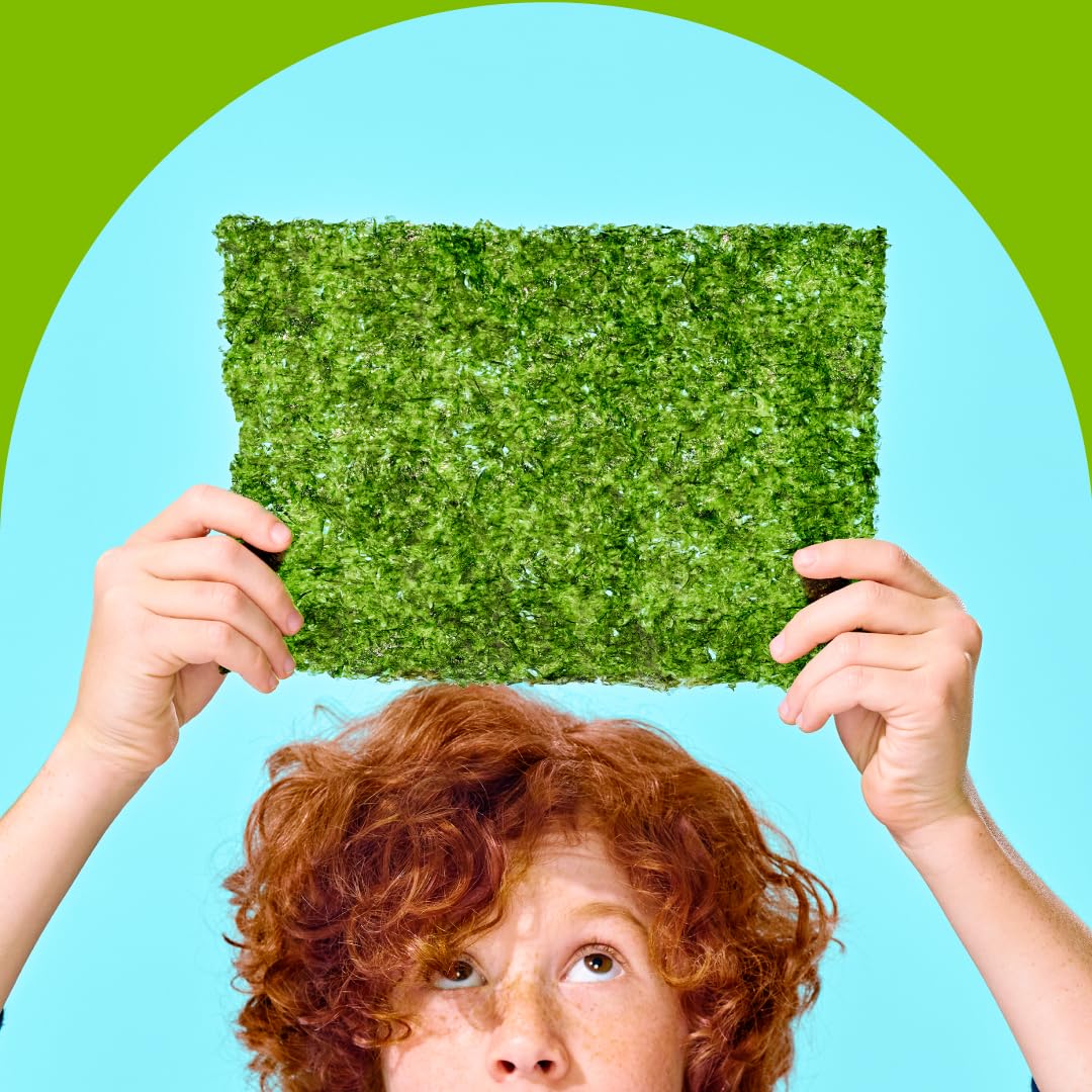 gimMe Organic Seaweed Big Sheets – Sea Salt & Avocado Oil | Keto, Vegan, Gluten-Free