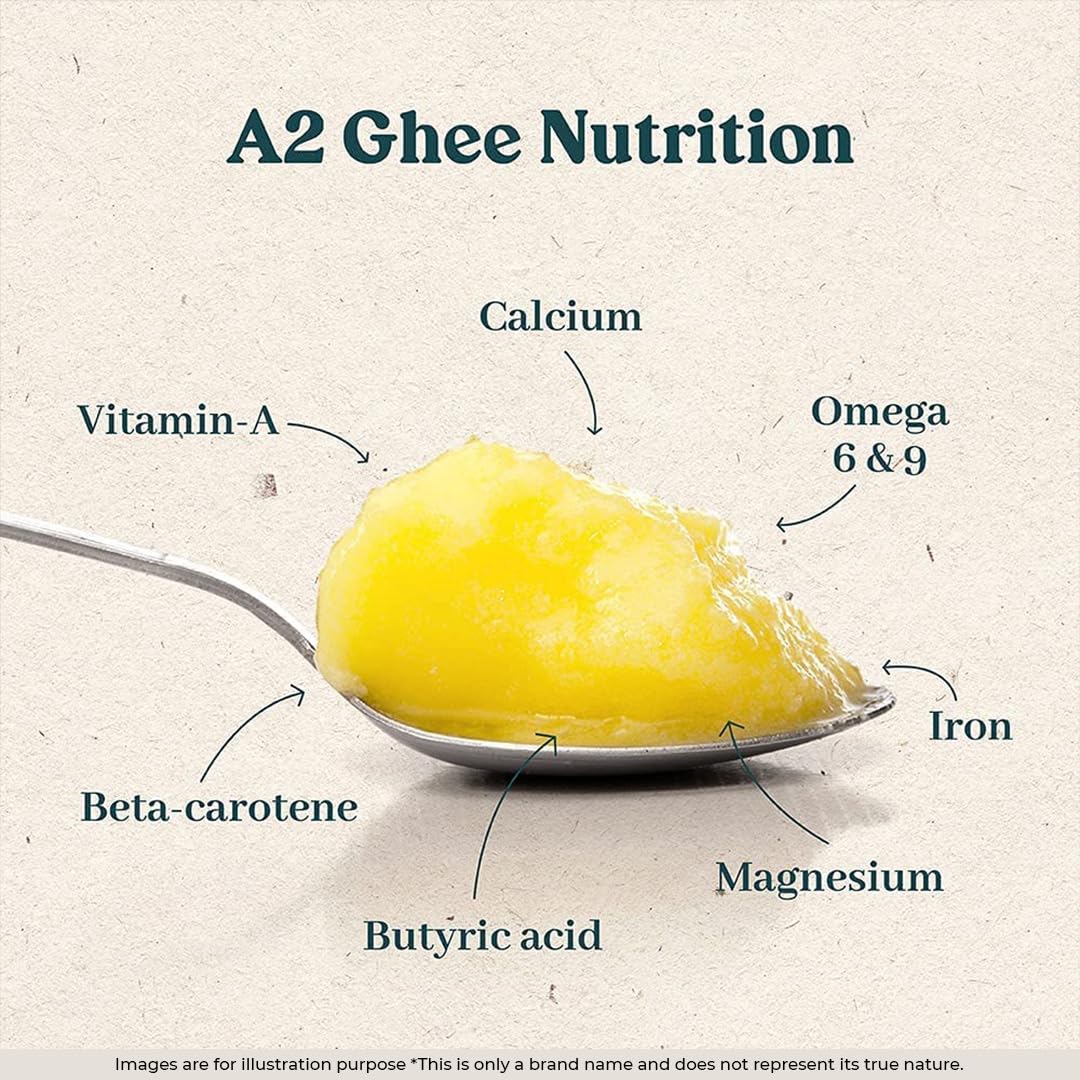 GirOrganic Grass Fed A2 Ghee | 32 Oz Unsalted Clarified Butter | Pasture Raised