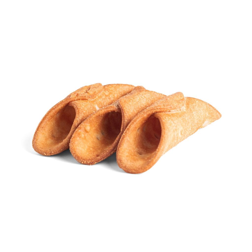 Giusto Sapore Sicilian Cannoli Shells - Small, 100 Count | Imported from Italy, Family-Owned Brand