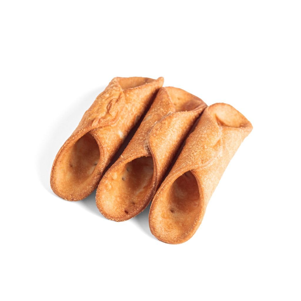 Giusto Sapore Sicilian Cannoli Shells - Small, 100 Count | Imported from Italy, Family-Owned Brand