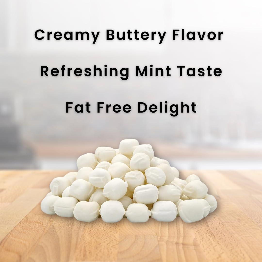 Global Basics Buttermint Candy – Individually Wrapped Thank You Mints, Bulk 500