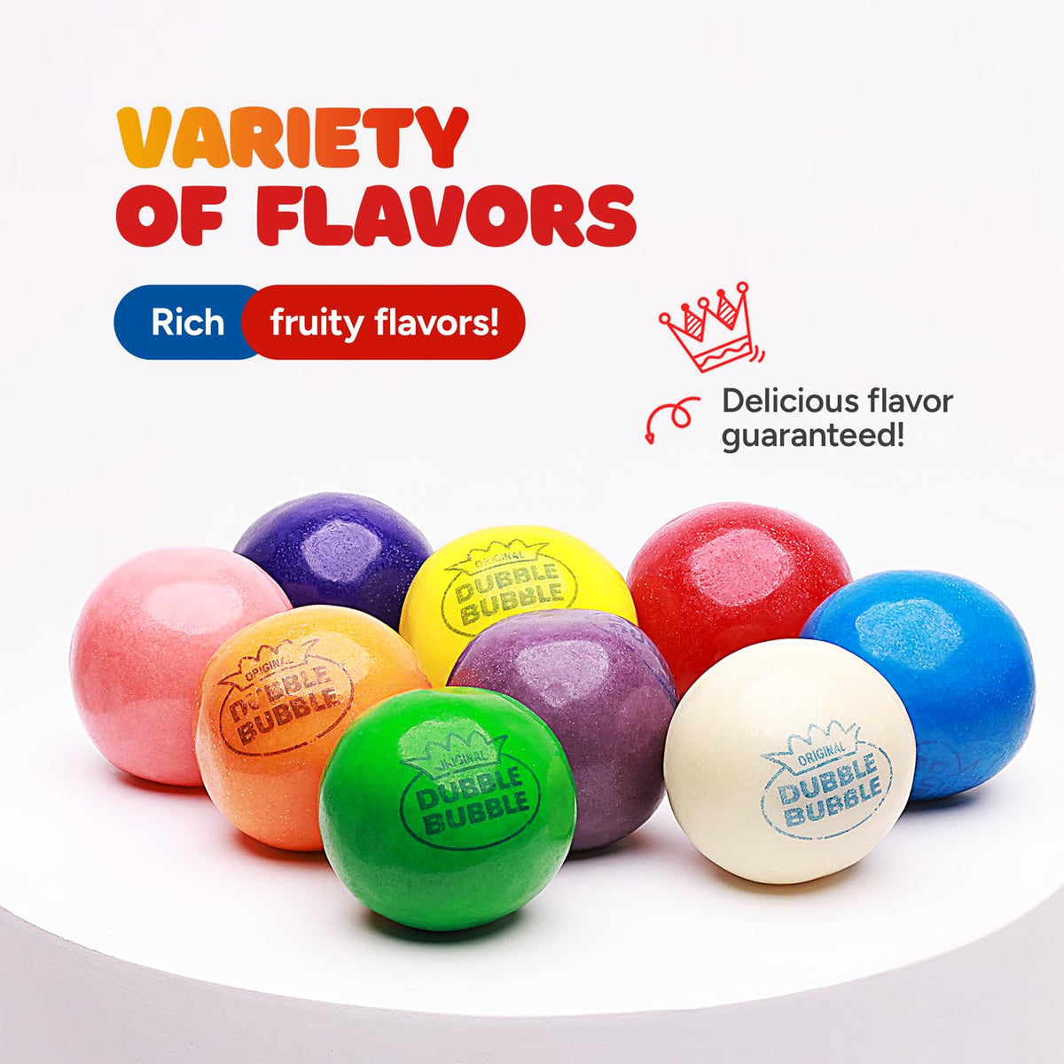 Cotton Candy Gumballs – 0.91-Inch Large Bubble Gum Balls – 1.7 lb Resealable Bag | Global Gumball