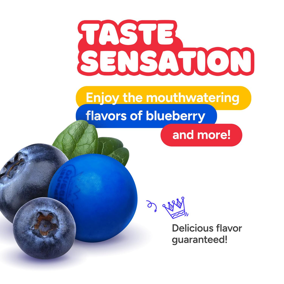 Global Gumball: 1-Inch Gumballs Bulk Refills for Gumball Machines (2.4 lb, 8 Flavors)