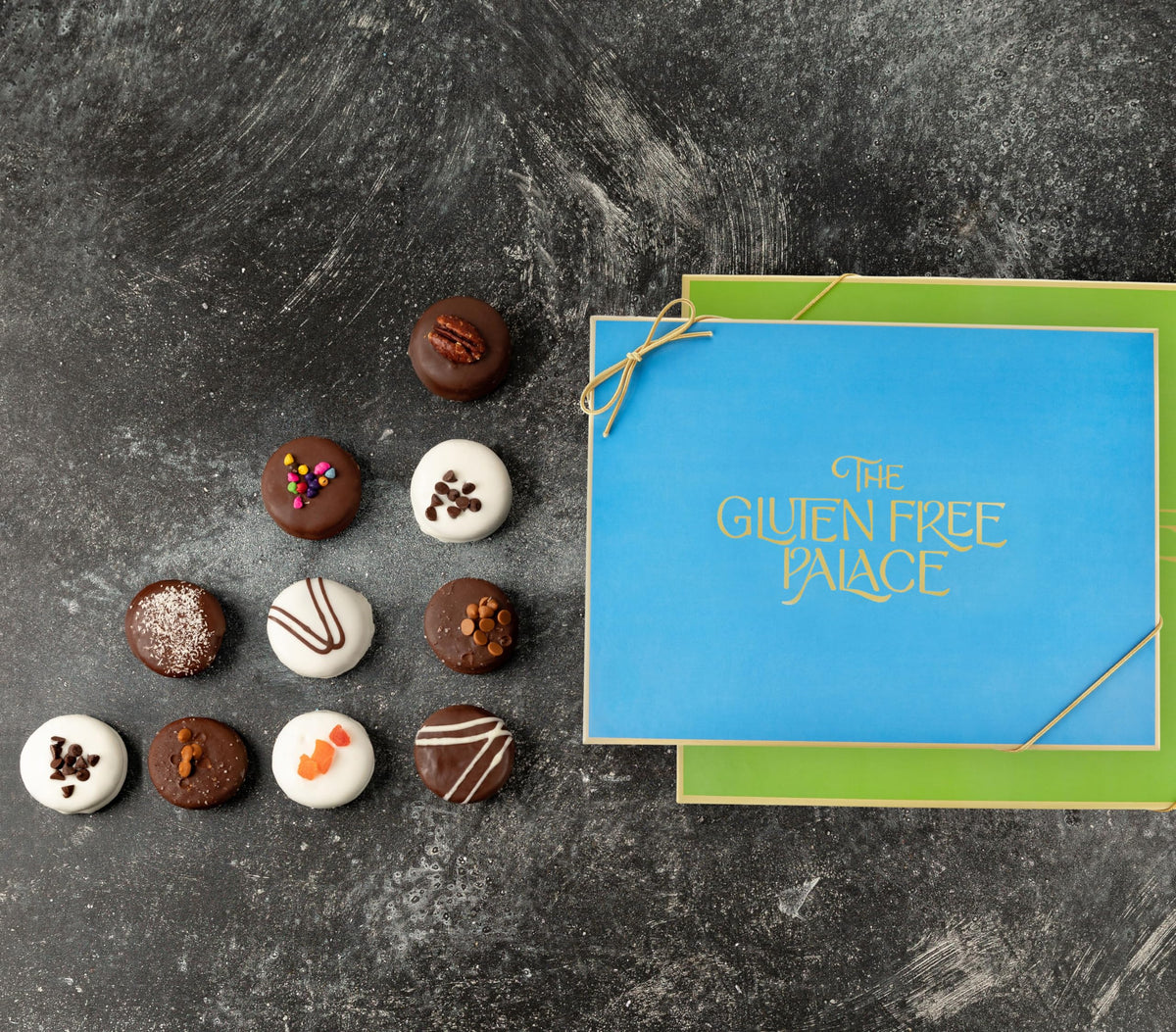 Gluten Free Palace Cookie Gift Basket – Deluxe 12-Count Gluten Free, Kosher & Vegan Cookies