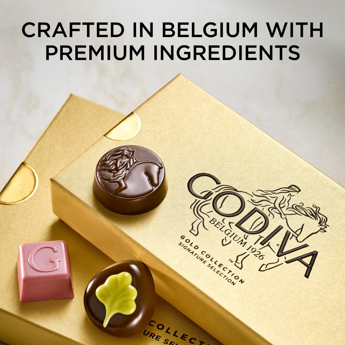 Godiva Gold 15-Piece Chocolate Gift Box – Belgian Dark & Milk Chocolates (Kosher)