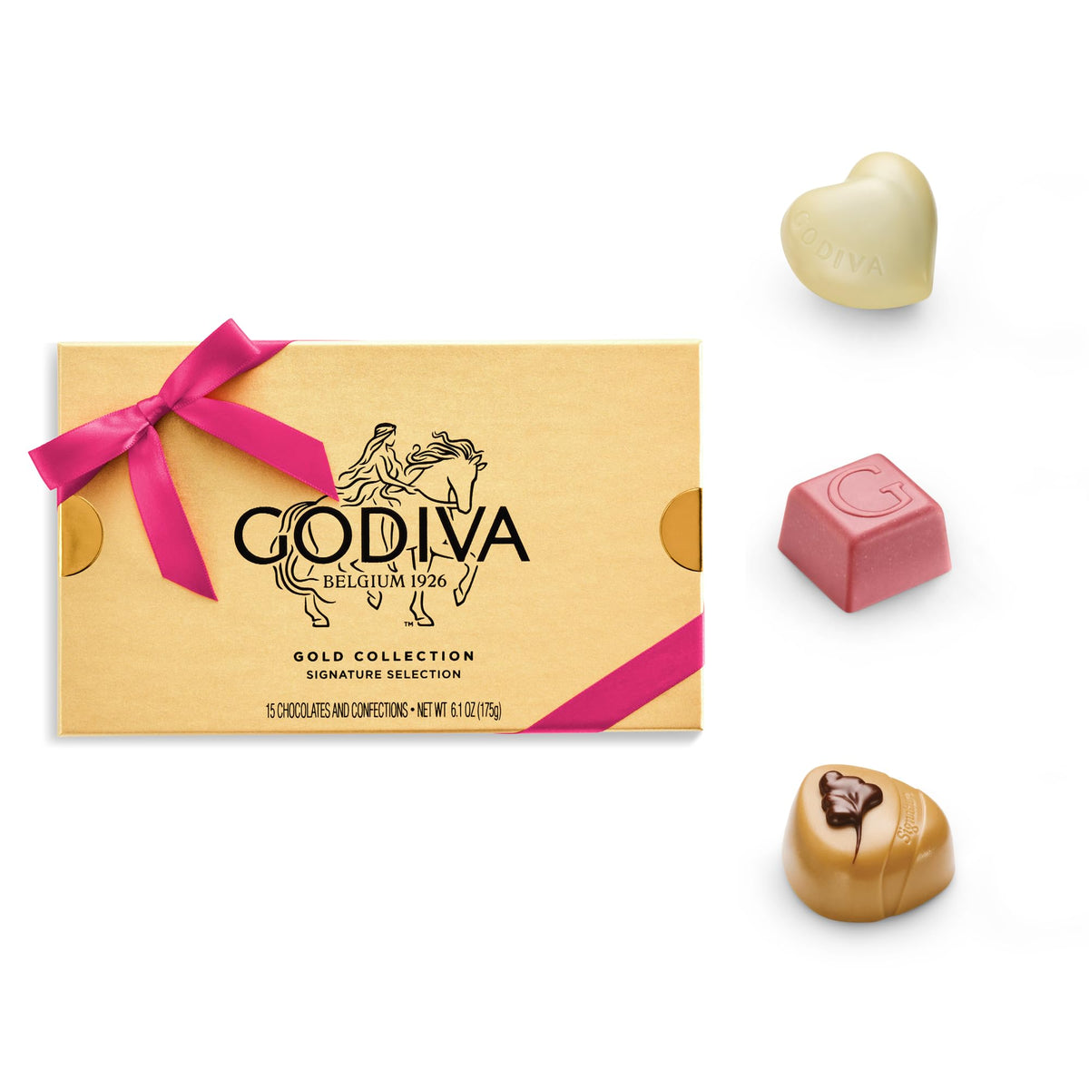 Godiva Gold 15-Piece Belgian Chocolates Gift Box – Mother's Day Kosher Gift