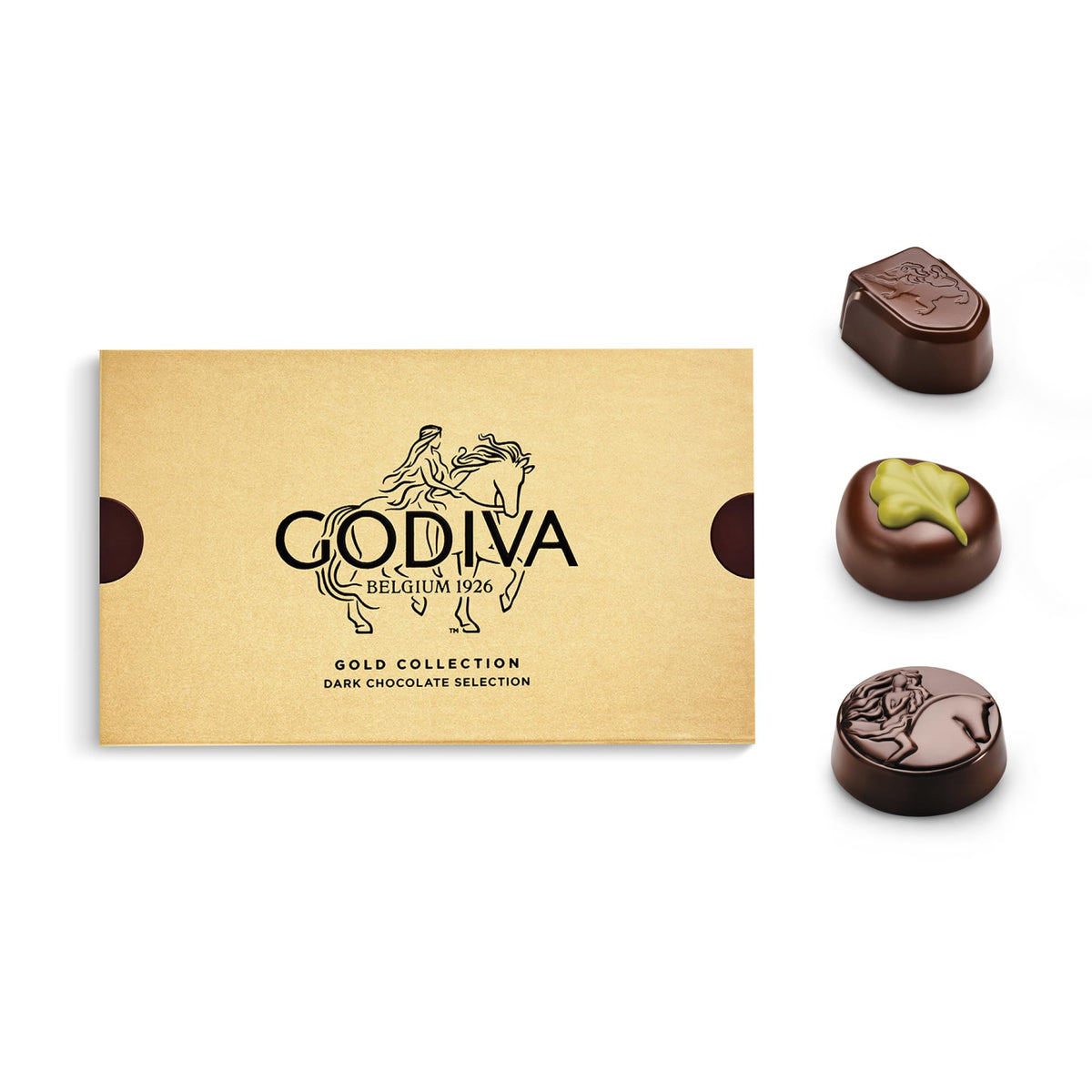 Godiva Gold Dark Chocolate Gift Box – 15-Piece Belgian Dark Chocolates