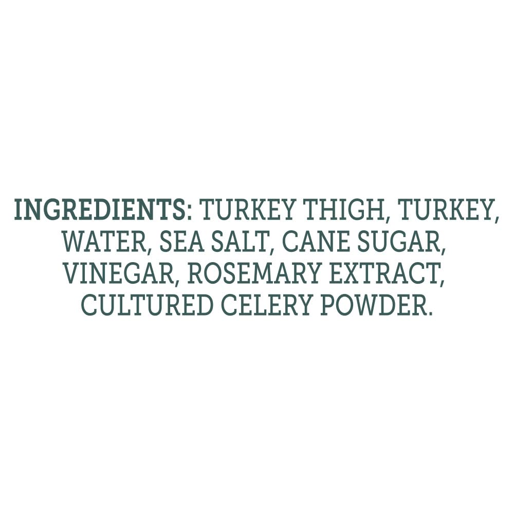 Godshall's 3oz Fully Cooked Uncured Turkey Bacon, 6pk – Real Wood Smoked & All-Natural