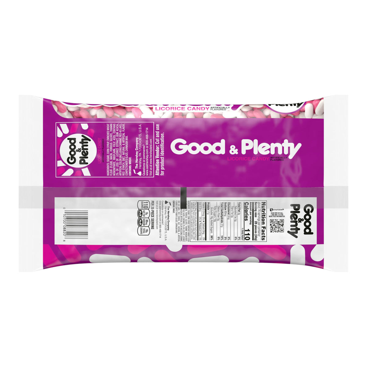 GOOD & PLENTY Licorice Candy Bulk Bag – Fat-Free 5 lb