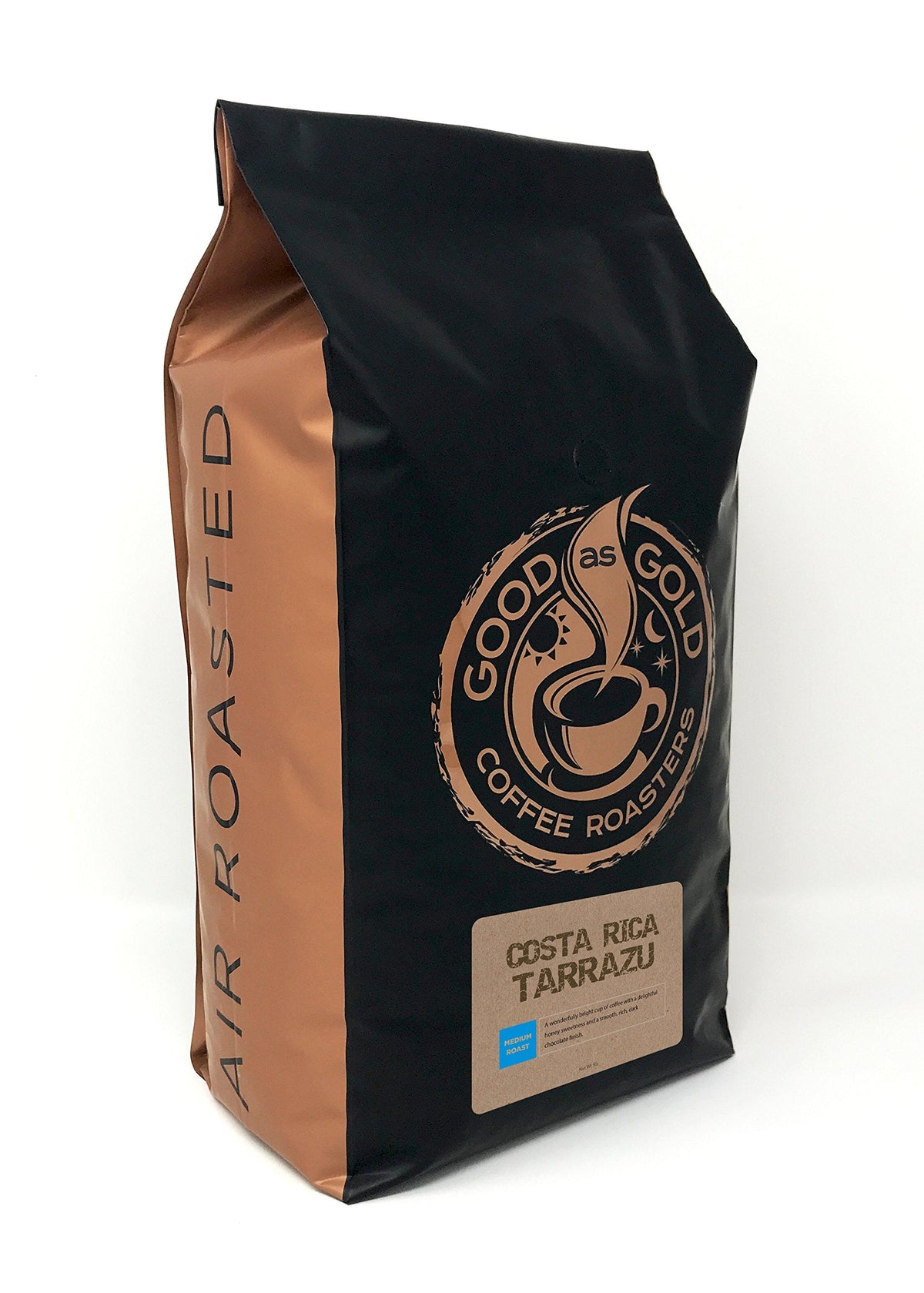 Good As Gold Costa Rica Tarrazu Coffee - 5lb Whole Bean, Medium Roast